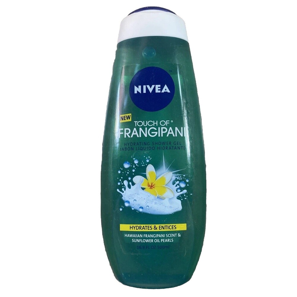NIVEA Body Wash Touch of Frangipani Hydrating Shower Gel 16.9 oz Rare